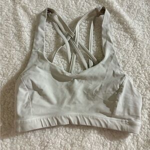 Lululemon Athletica White Sports Bra * WITHOUT Padding